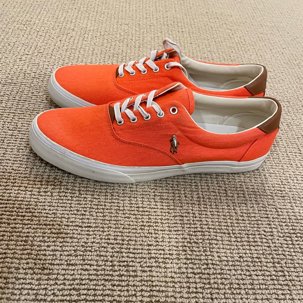 Polo Ralph Lauren Men’s Thornton Canvas Shoes Size 12D